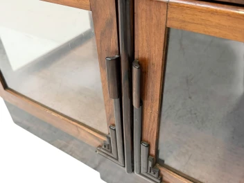 Art Deco Amsterdamse School Display Cabinet, 1920s